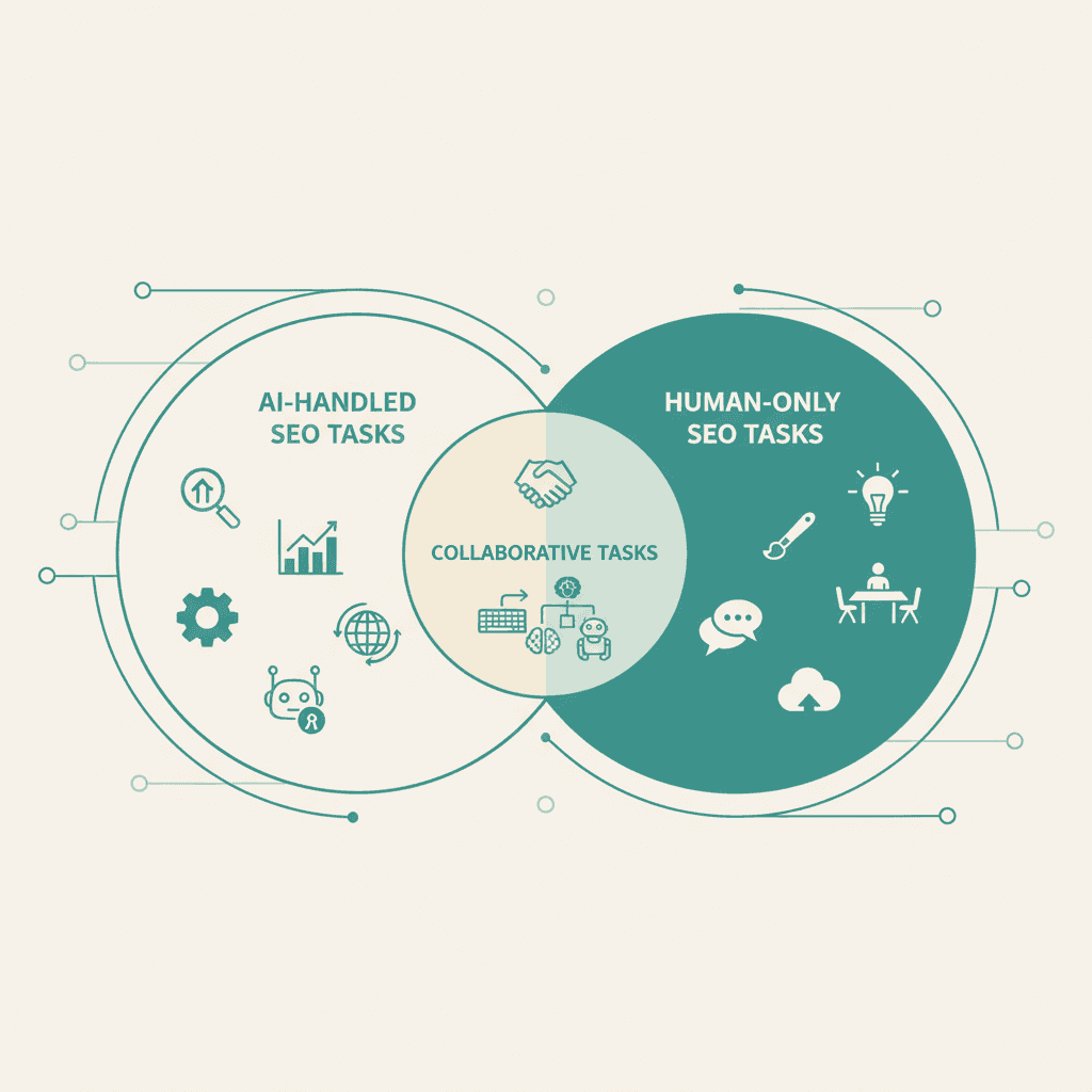 Infographic for ai replace seo article