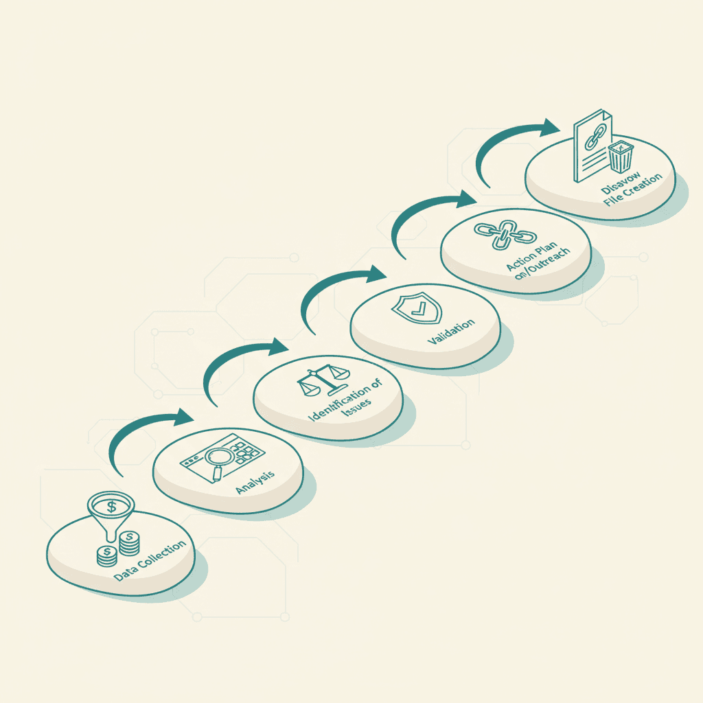 Infographic for How to Do a Backlink Audit: Step-by-Step