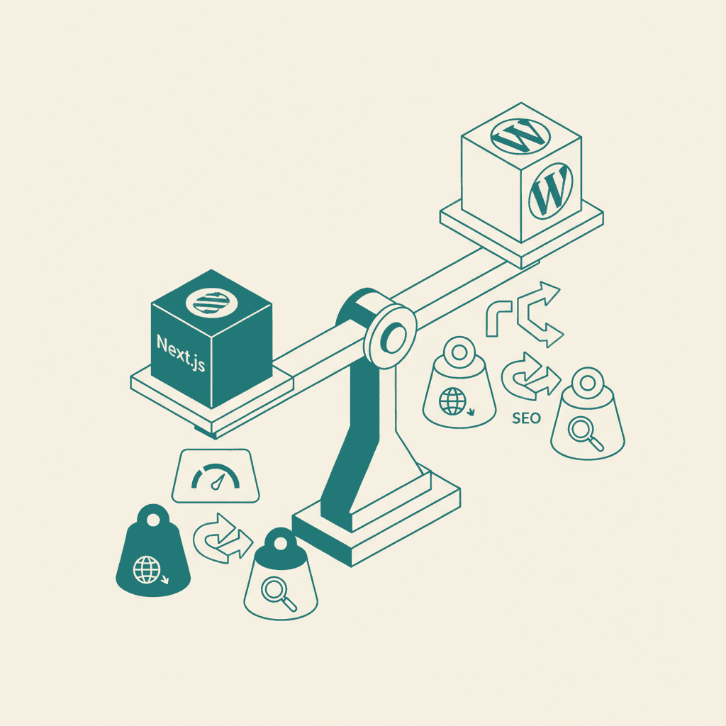 Infographic for Next.js vs WordPress: Which Is Better for SEO?