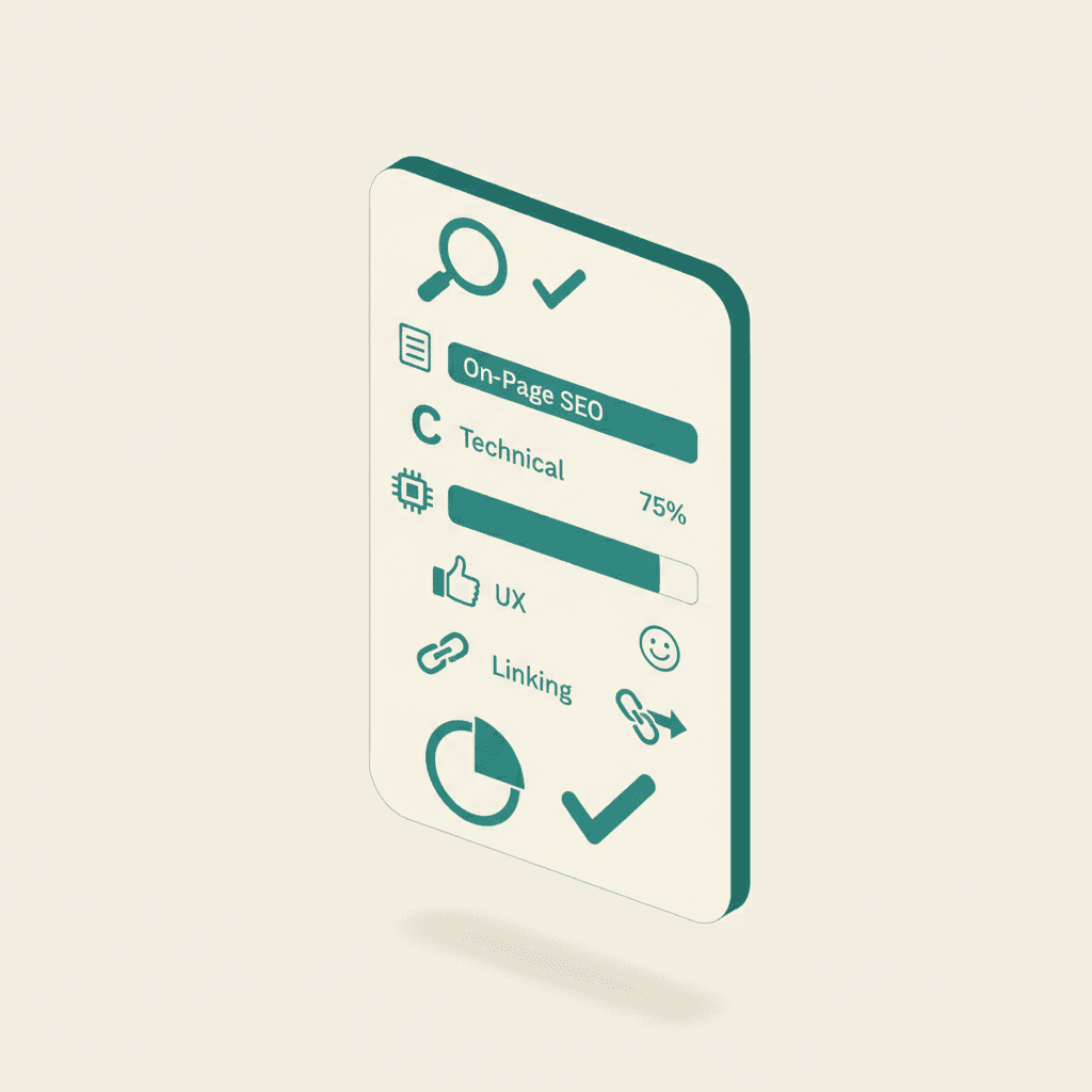 Infographic for on page seo audit article