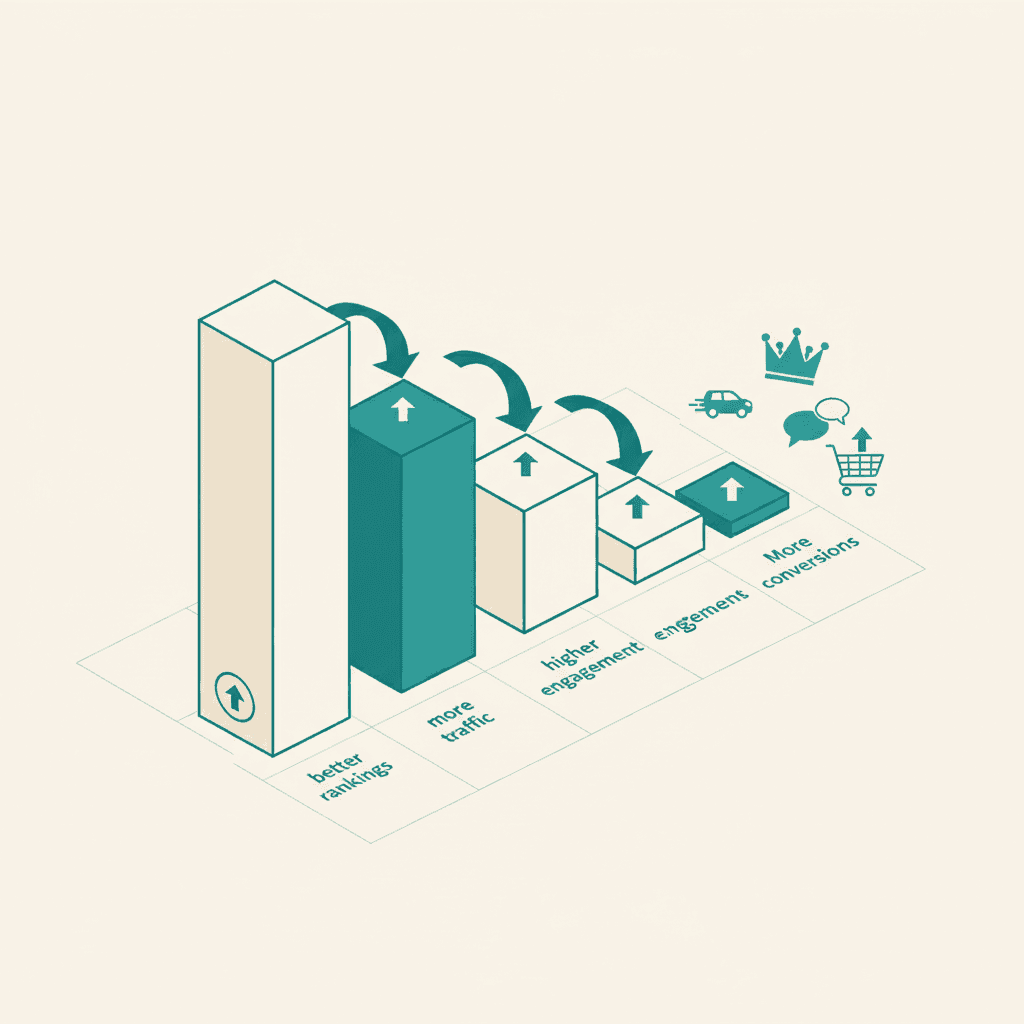 Infographic for on page seo benefits article