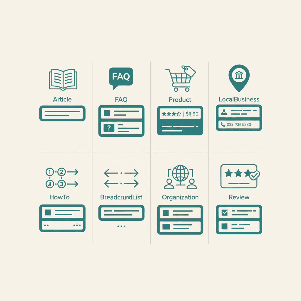Infographic for Schema Markup Guide: Structured Data for SEO