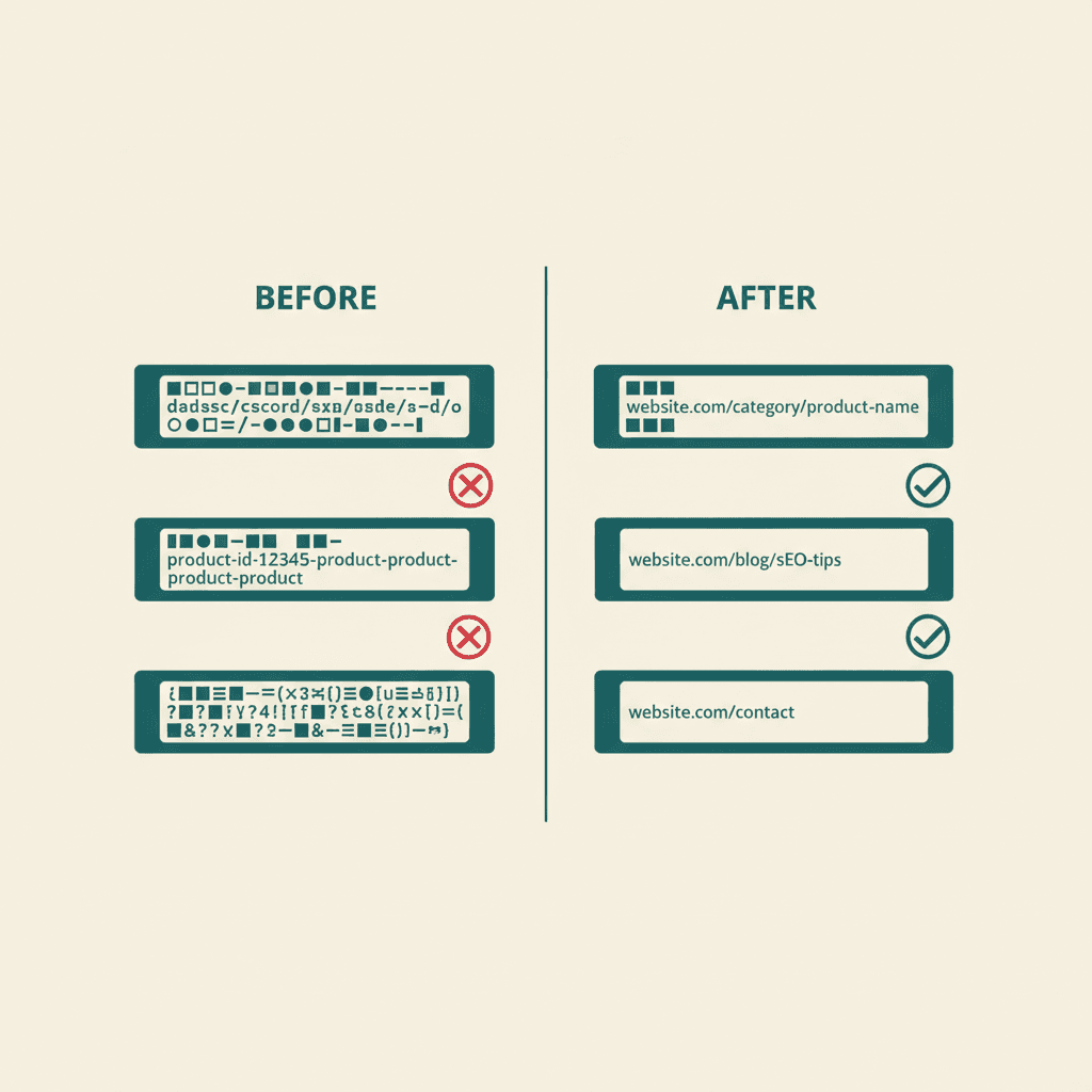 Infographic for seo friendly urls article