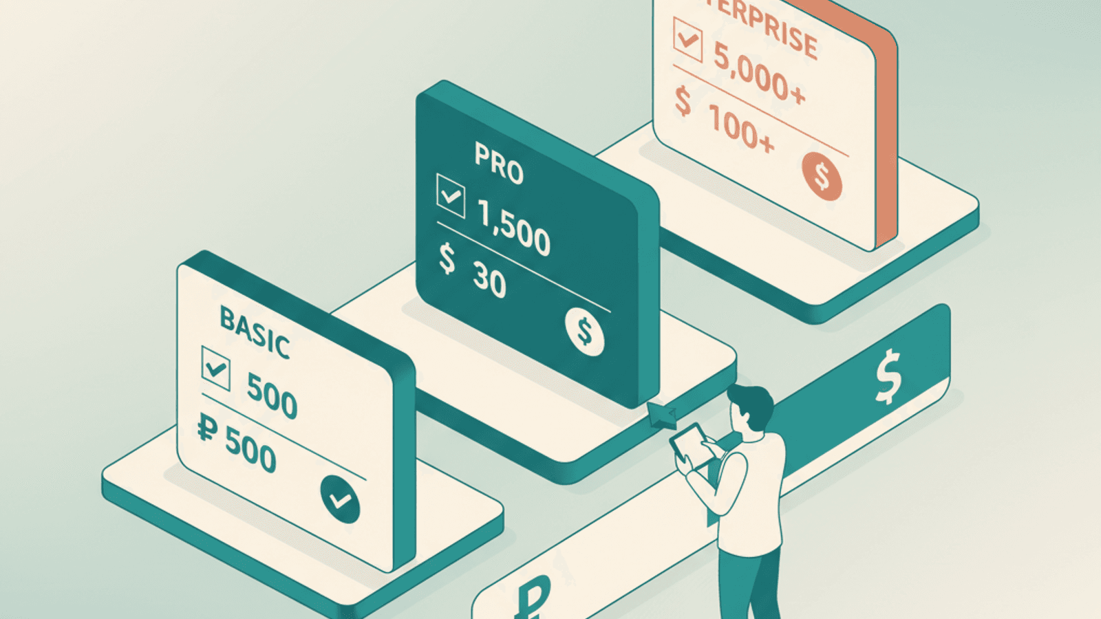 Isometric illustration for seo rates philippines article