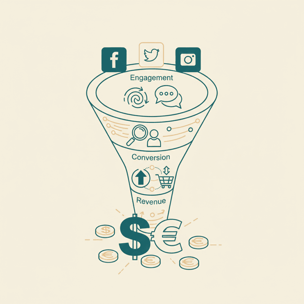 Infographic for How to Measure Social Media ROI: A Practical Guide