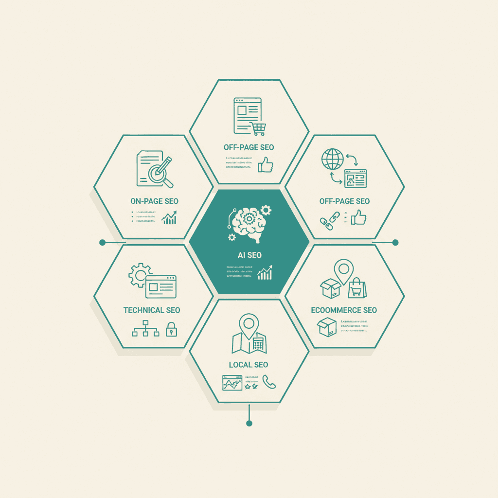 Infographic for types of seo article