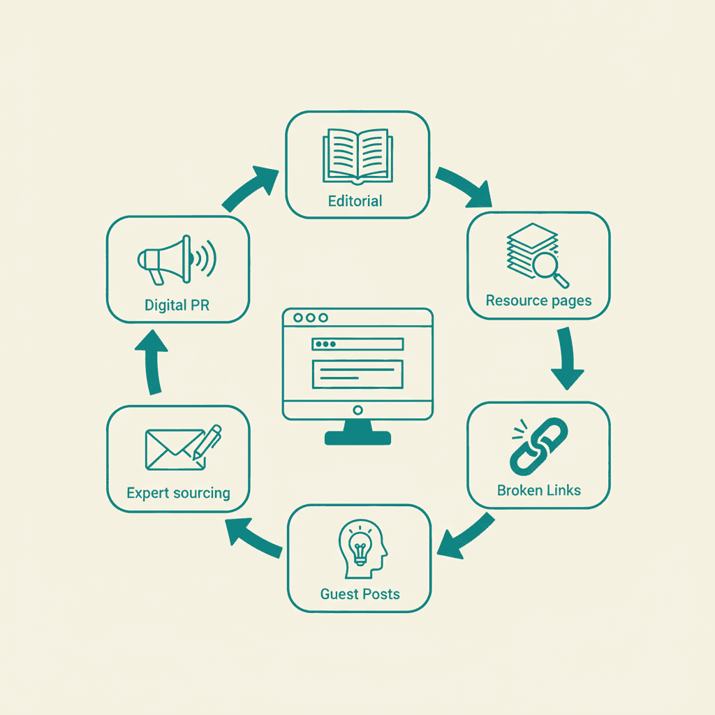 Infographic for White-Hat Link Building Strategies That Work