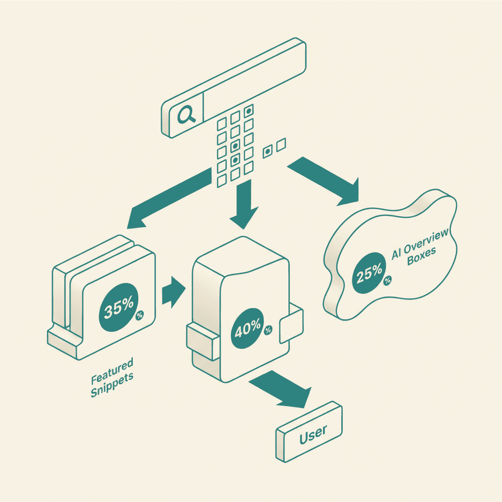 Infographic for zero click search article