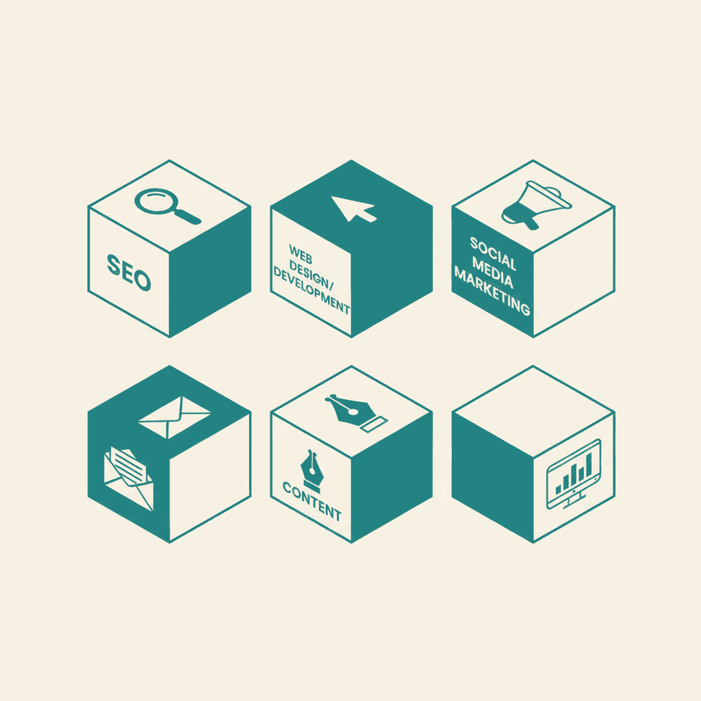 Infographic for Digital Marketing Services Explained: What You Get