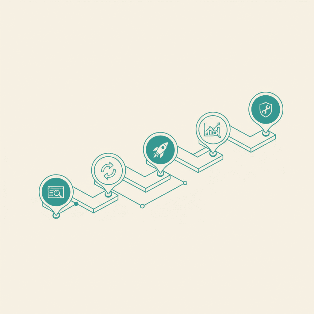 Infographic for Site Migration SEO Checklist: Redesign Safely